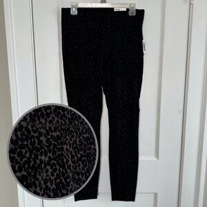 NWT OLD NAVY | Stevie Leopard Embossed Velvet High Rise Pants Skinny Dress Pants